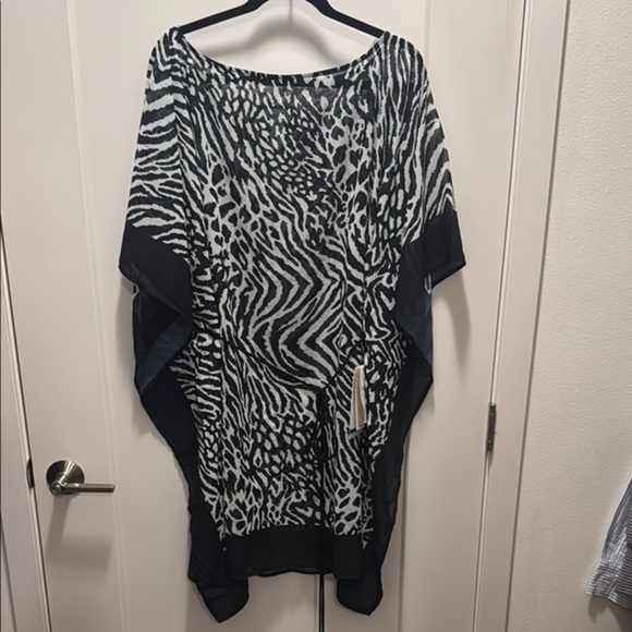 🆕 Contours by Coco Reef Shapemaker Zebra Print Swim Cover. L/XL. NWT!💥💥 - Picture 3 of 8